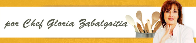 Chef Gloria Zabalgoitia en Saz&oacute;n Arte