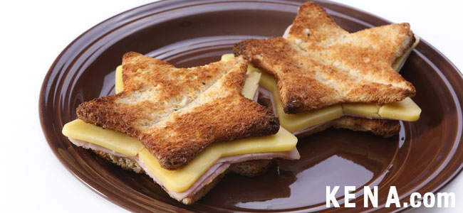 S&aacute;ndwiches en forma de estrella