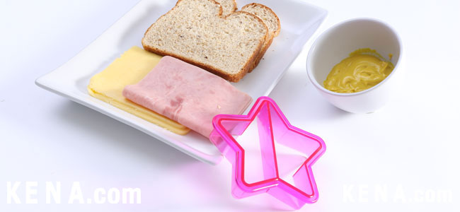 S&aacute;ndwiches en forma de estrella