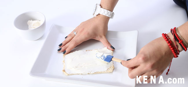 Deliciosos rollos de queso crema y zarzamoras