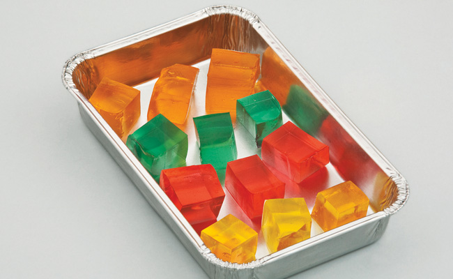 Gelatina de mosaico paso a paso