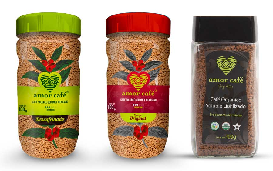 caf&eacute; soluble liofilizado