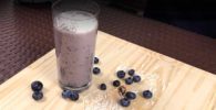 Receta de smoothie de blueberry y coco