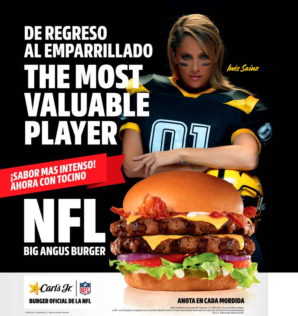 Regresa la NFL Big Angus Burger de Carl&rsquo;s Jr 