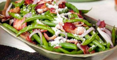 Receta de Ejotes con Tocino