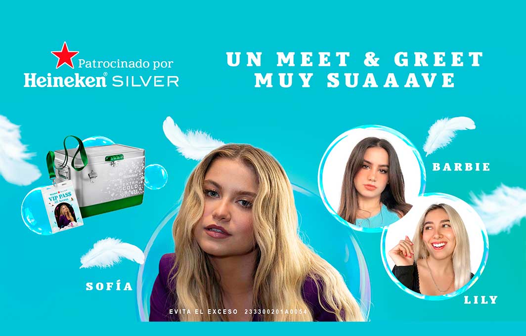 Heineken® Silver te invita a pasarla suave con la cantante Sofía Reyes