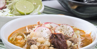 receta de pozole con chipotle