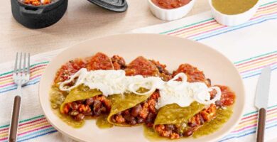 enchiladas tricolor